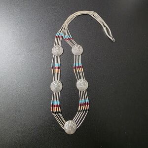 Sterling Silver 925 Native American Necklace
